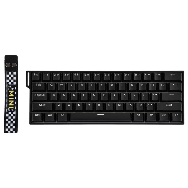 AULA MINI60 HE Wireless Hall Effect Gaming Keyboard, Bluetooth 5.0, 2.4GHz Wireless and USB Wired, 60% 61-Key Layout, Adjustable Actuation 0.1mm to 3.4mm, Black, Stormrise Magnetic Switch