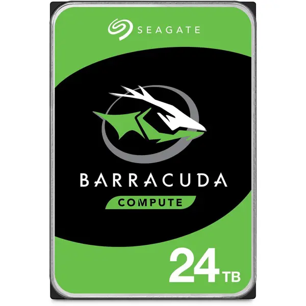 Seagate BarraCuda ST24000DM001 24TB 7200RPM SATA 6Gb/s 3.5" Internal Hard Drive – 512MB Cache